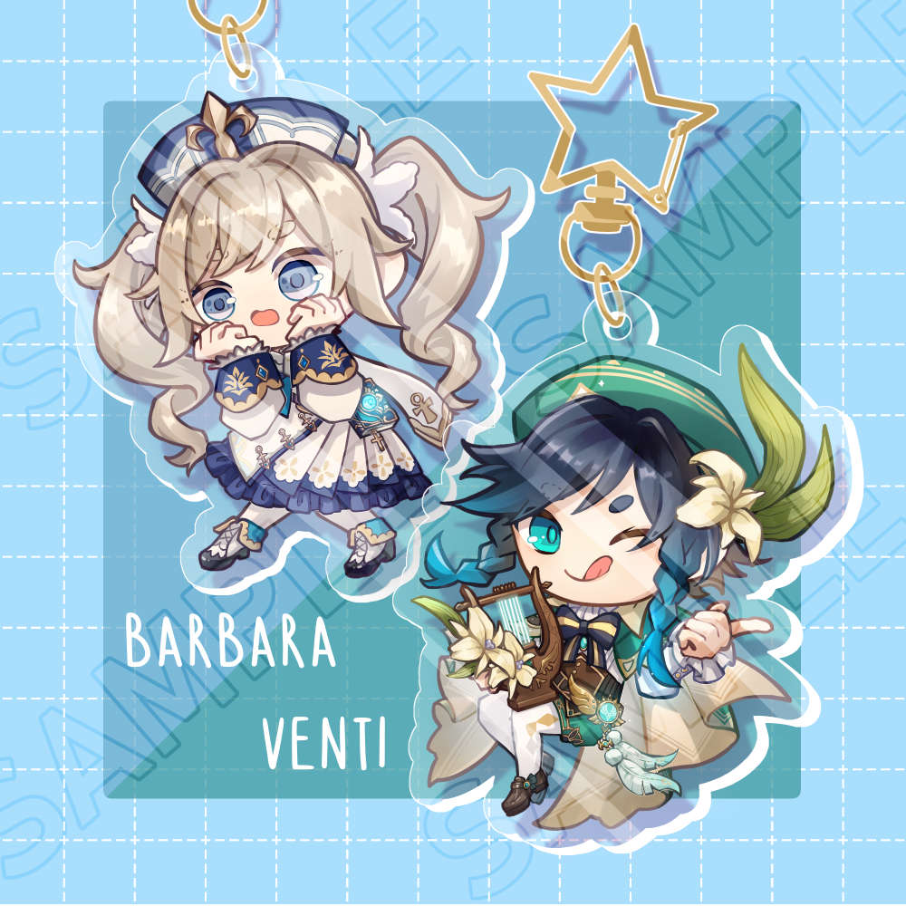 Genshin Acrylic Charm