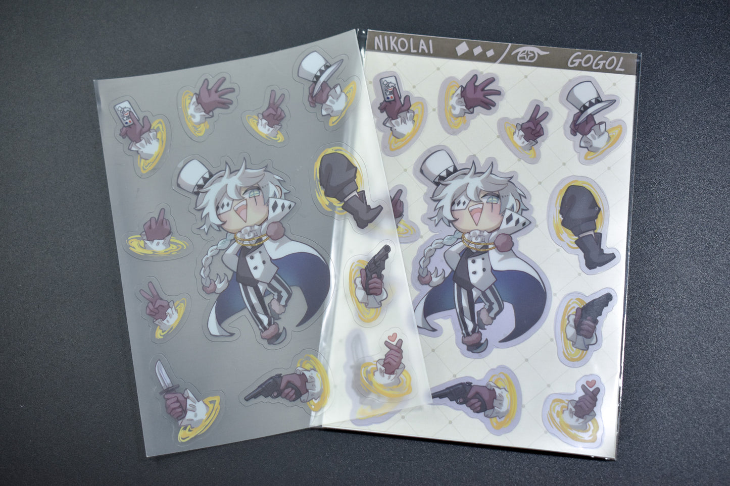 Gogol The Overcoat Sticker Sheet