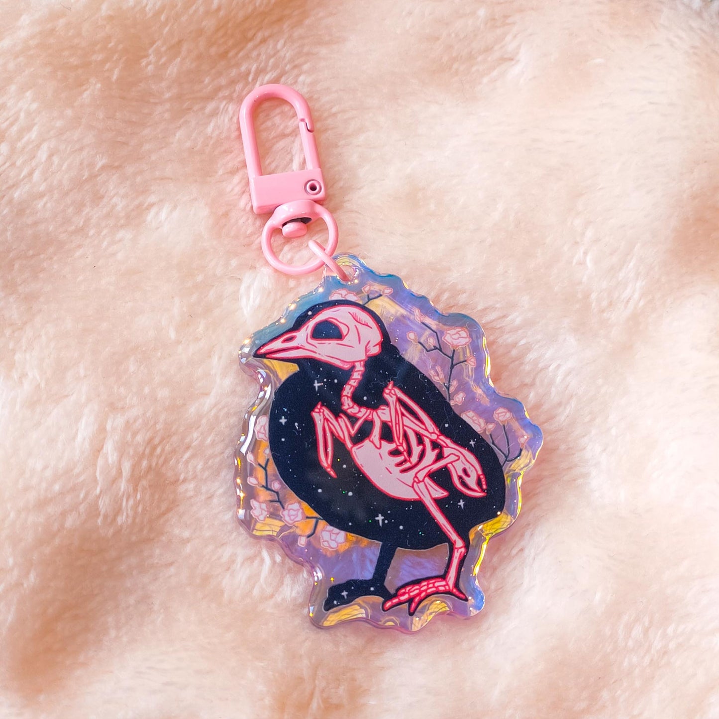 Memento Mori Iridescent Charm