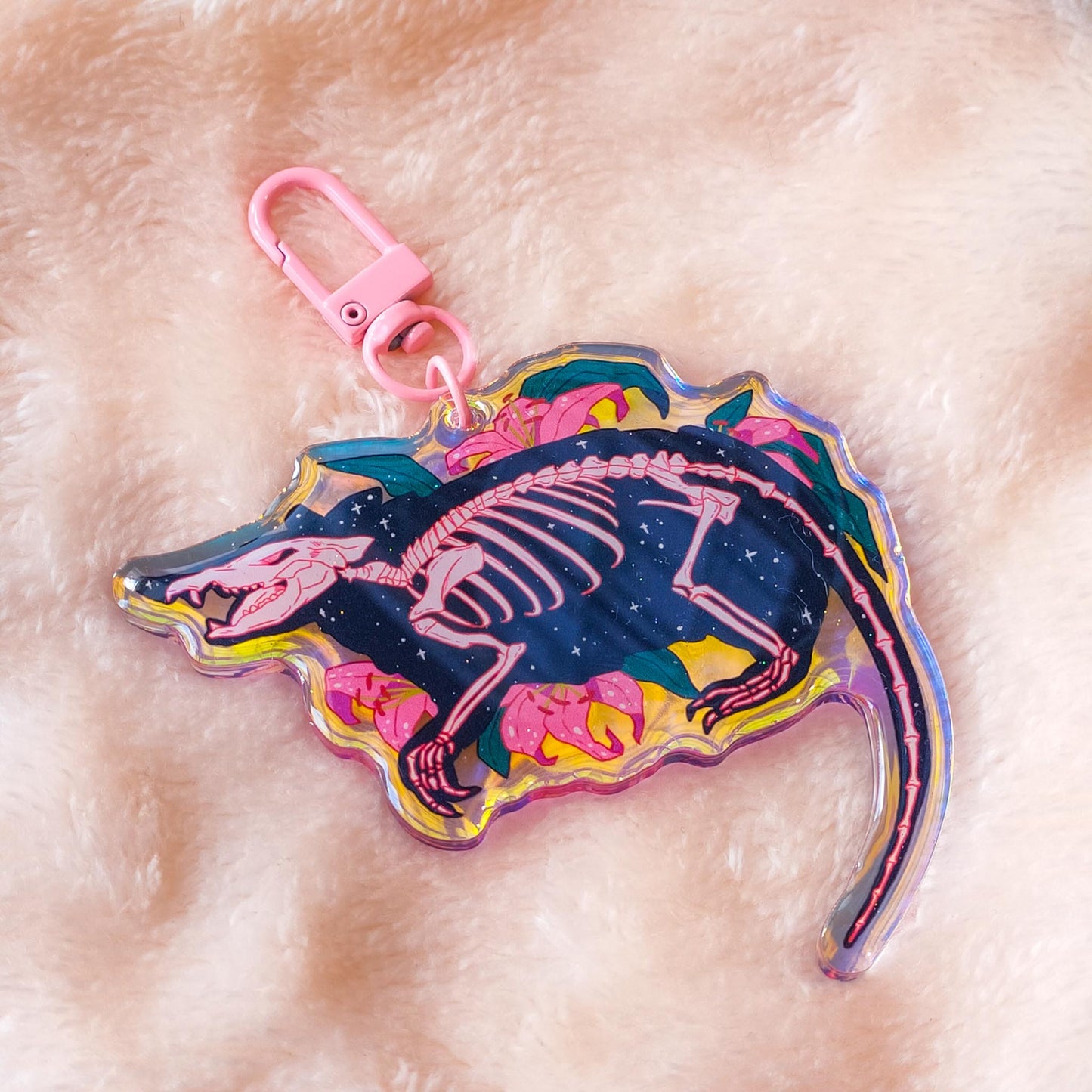 Memento Mori Iridescent Charm