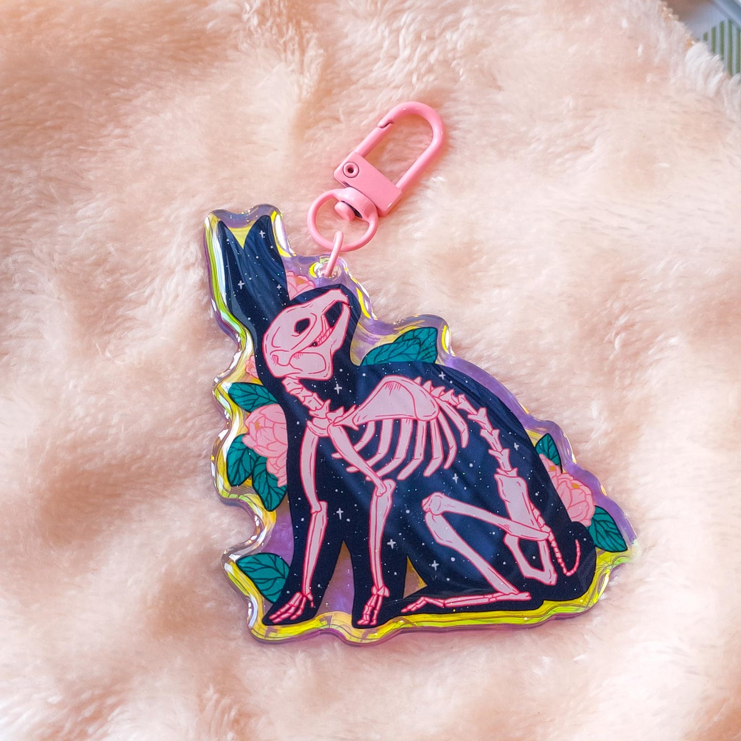 Memento Mori Iridescent Charm