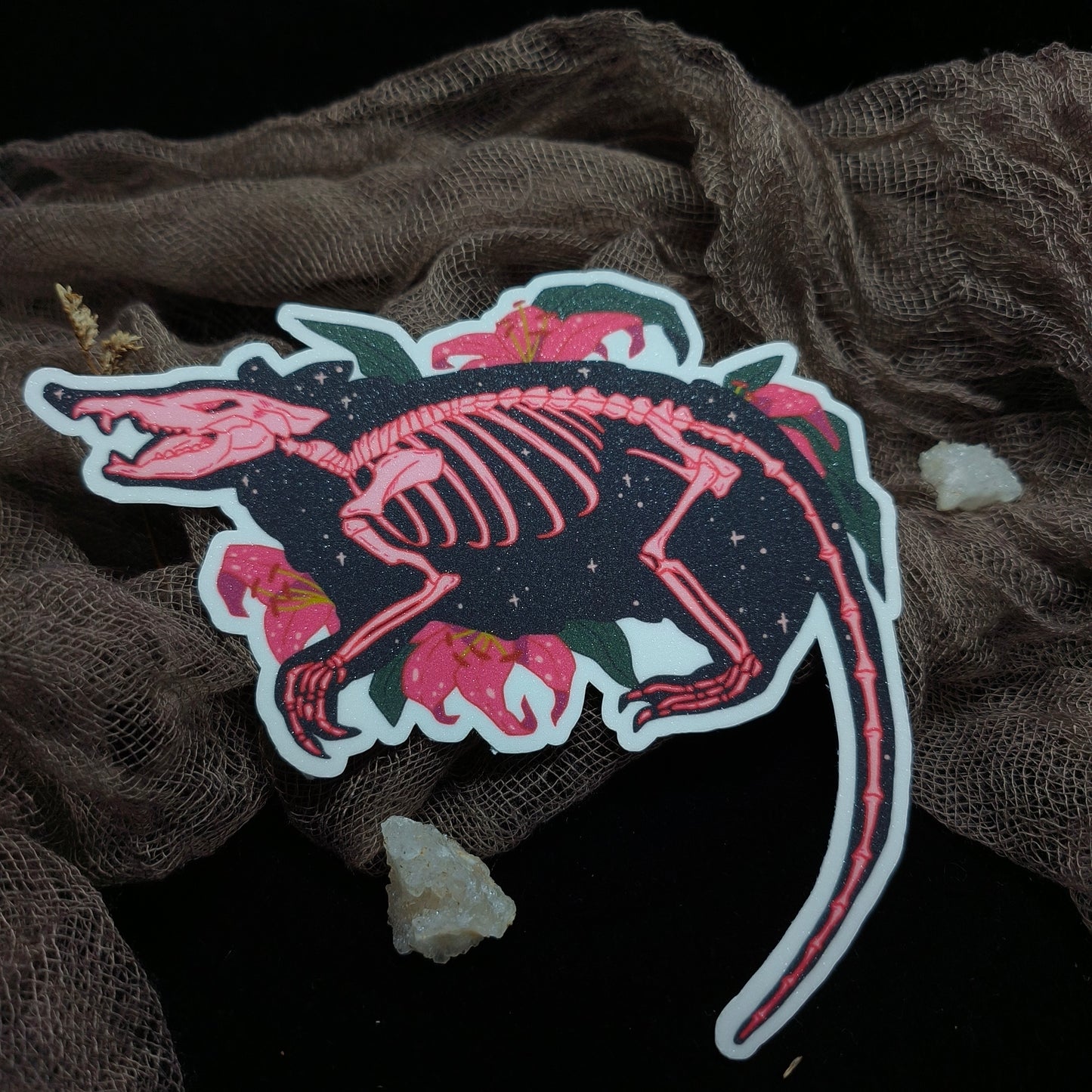 Memento Mori Die-cut Sticker