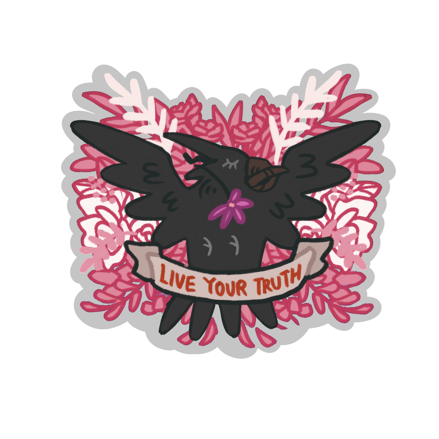 Crow LGBT Stickers