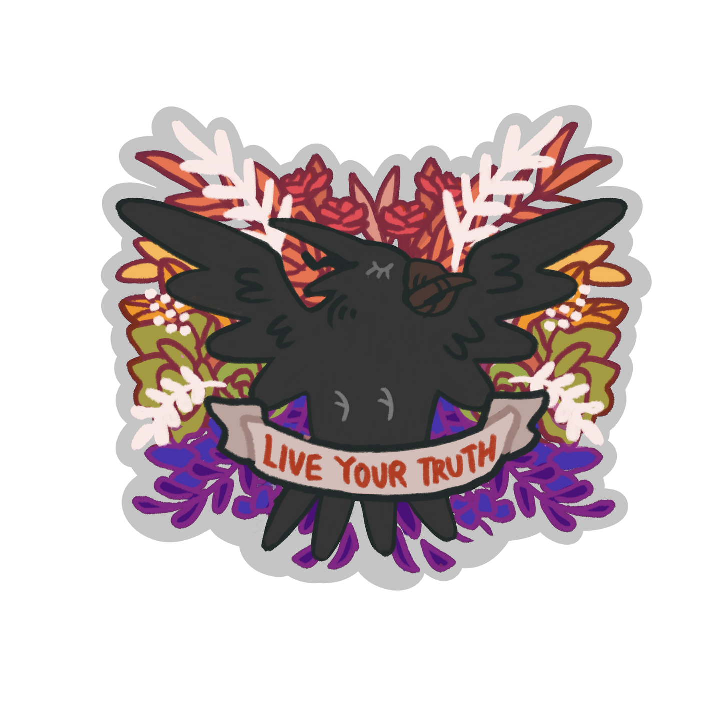 Crow LGBT Stickers