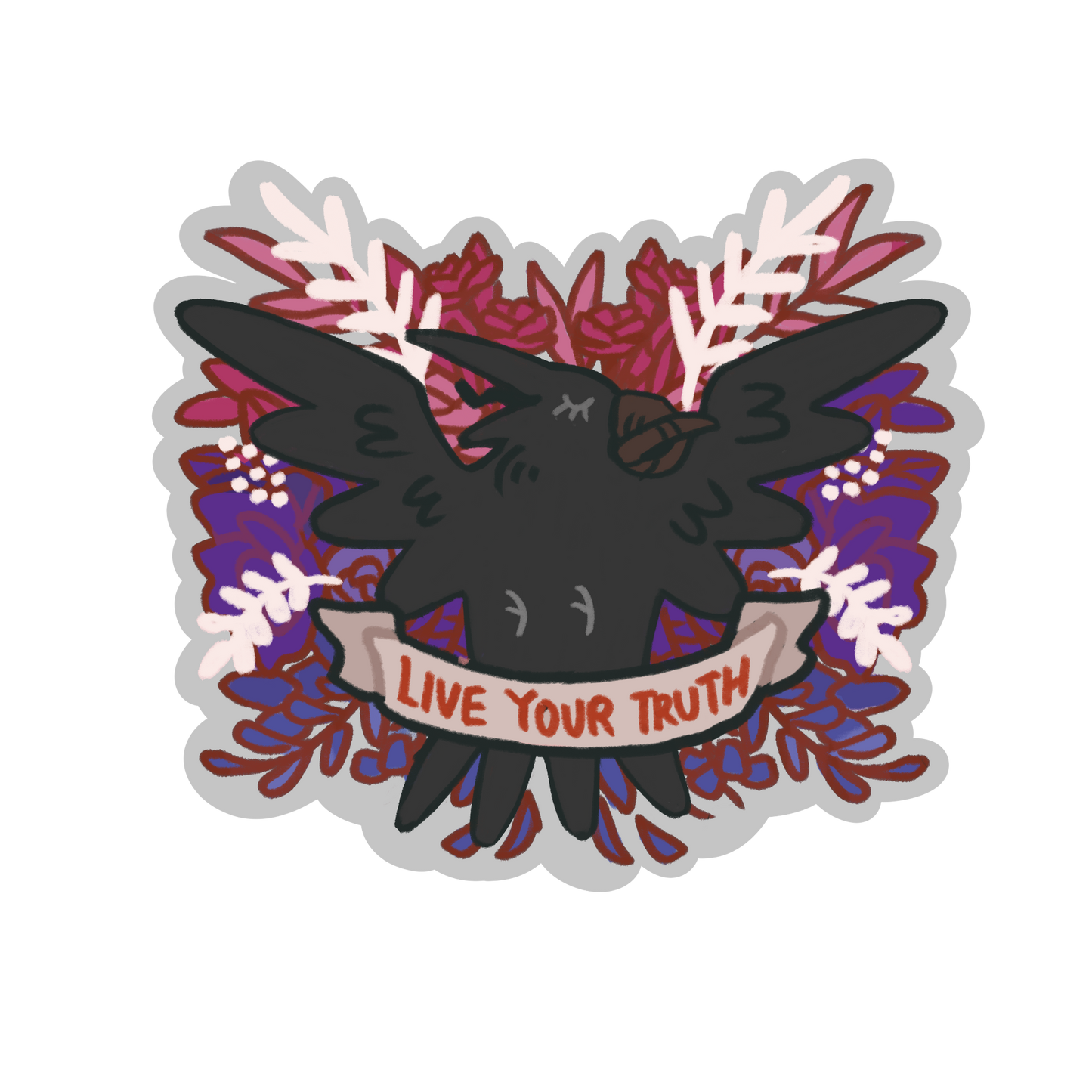 Crow LGBT Stickers