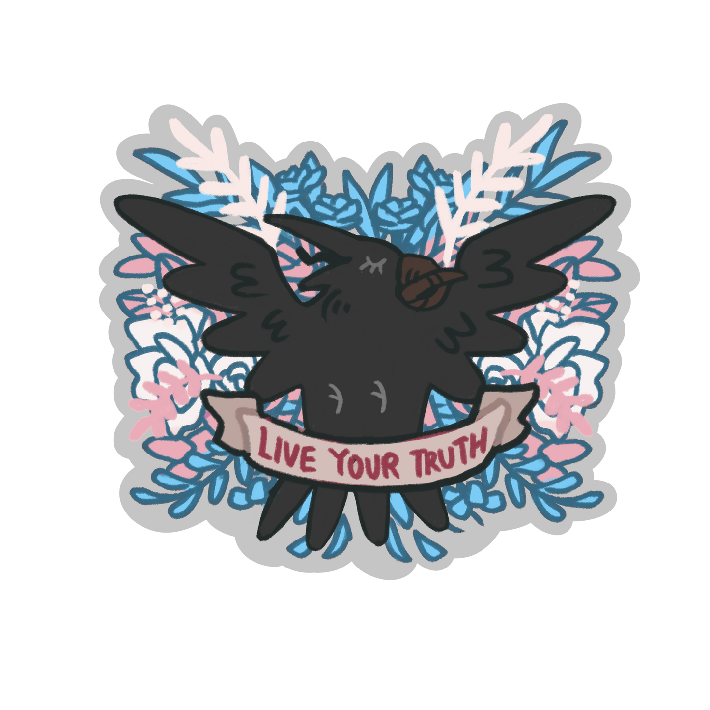 Crow LGBT Stickers