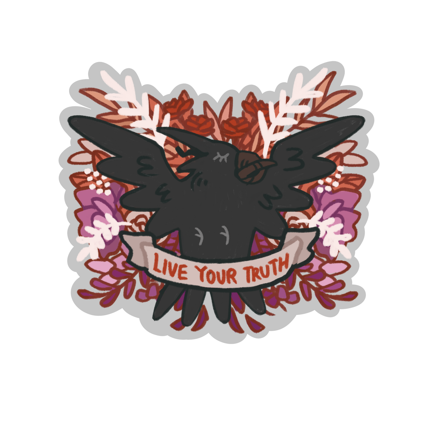 Crow LGBT Stickers