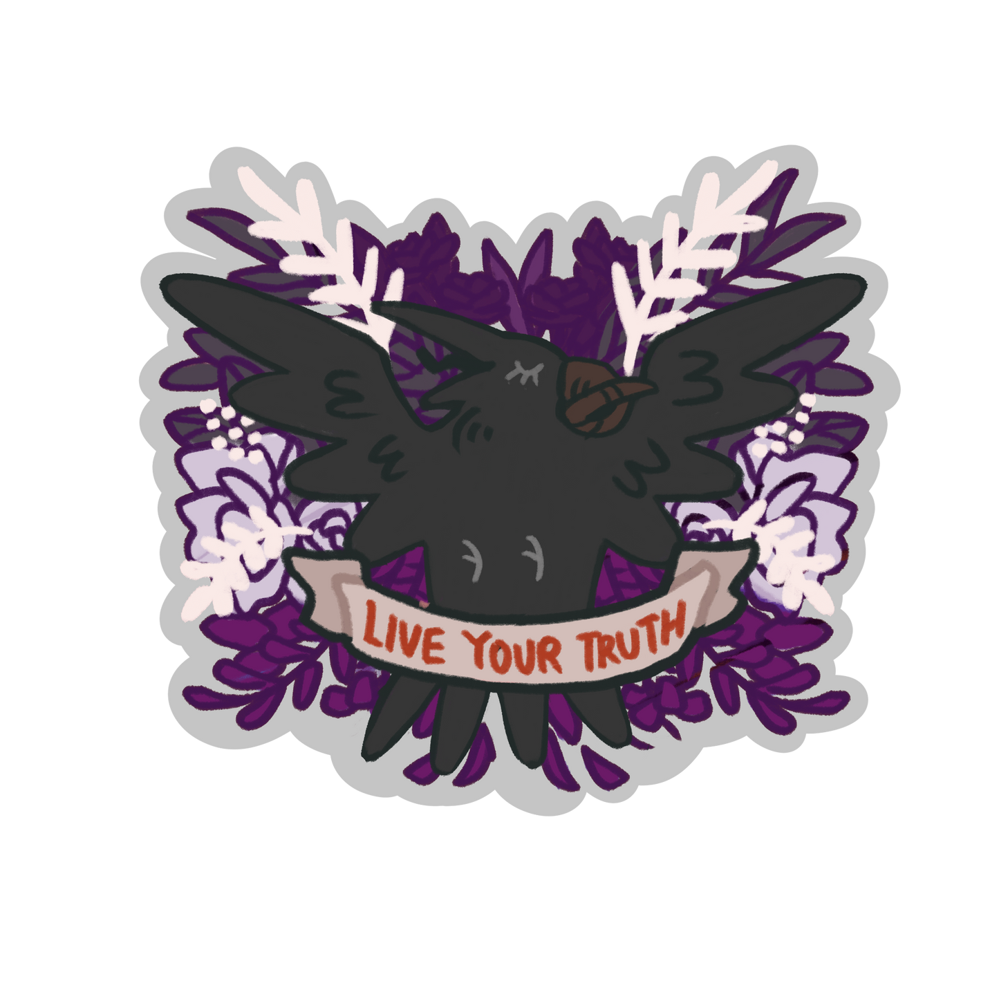 Crow LGBT Stickers