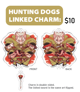 Hunting Dogs Charm