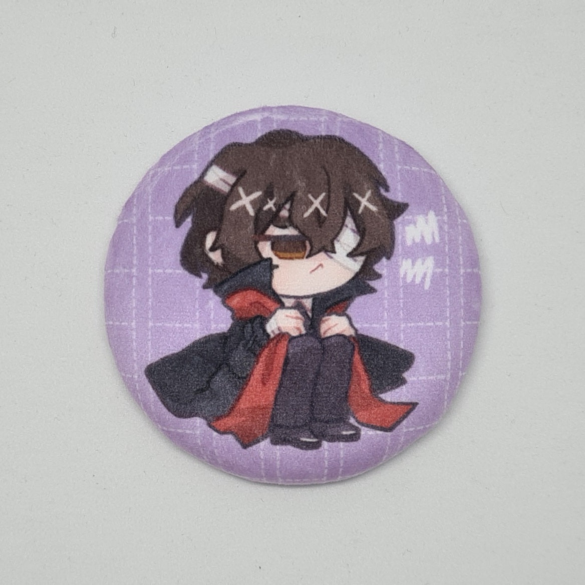 Bungo Stray Dogs Chibi Fluffy Badges