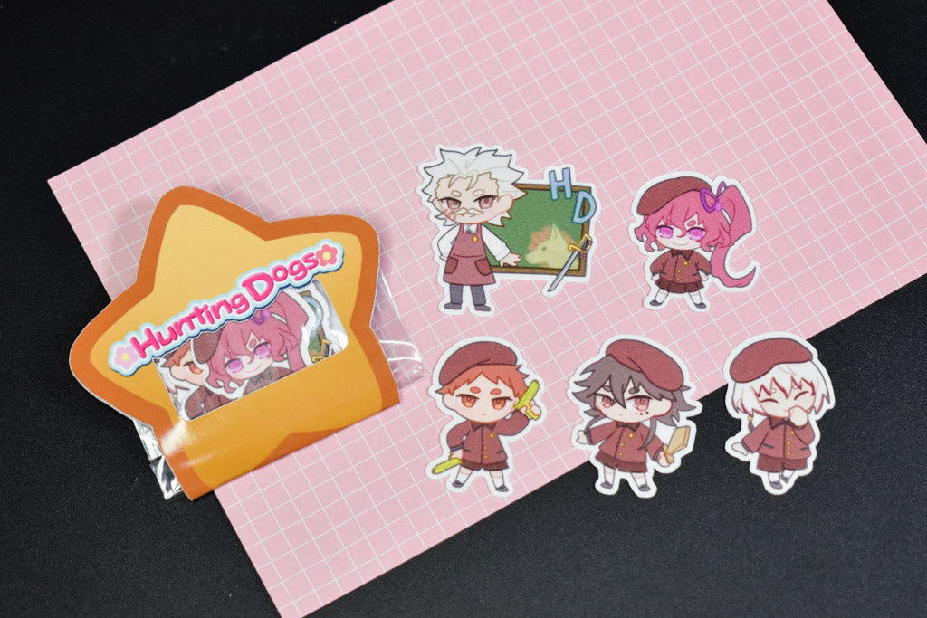 Stray Dogs Kindergarten Mini Sticker Set